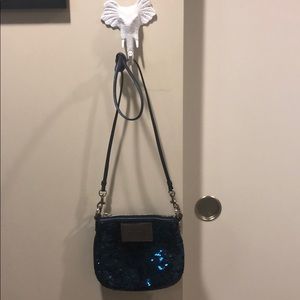Coach Special Edition Blue Sequin Handbag